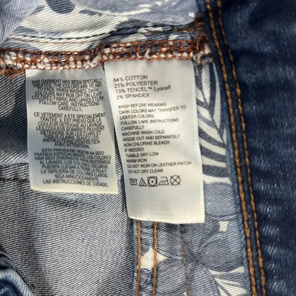Tommy Bahama Men's Straight Leg Jeans 40x30 Blue Medium Wash Stretch Denim